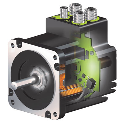 JVL closed-loop integrated stepper motors, QuickStep®, provide higher torque, faster acceleration, torque control, stall free operation and quieter movements than traditional step motor systems