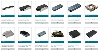 High Accuracy Positioning Tables/Nano Precision Stages