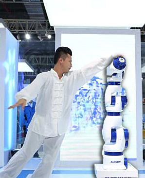 A 7-Joint Arm Robot Performing 'T'ai Chi Ch'uan'