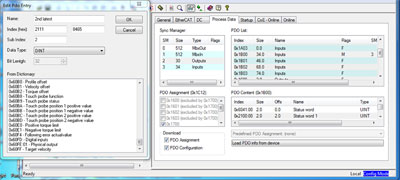 EtherCAT configuration