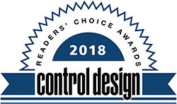 Control Design 2018 Readers' Choice Awards logo