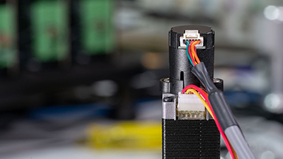 M3K Miniature Magnetic Encoder installed on a motor