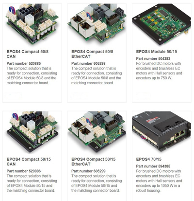 EPOS4 series of programmable smart drive/controller