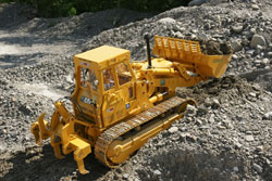 Model of a Cat truck loader