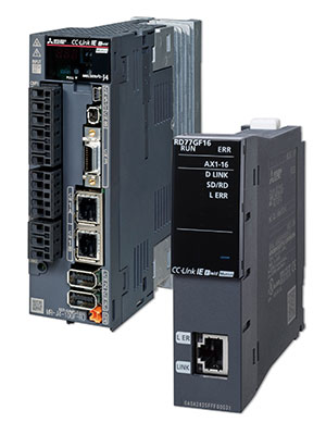 RD77GF Simple Motion Modules and MR-J4-GF-RJ Servo Drives