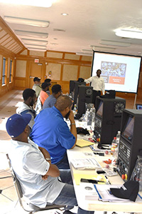 Mitsubishi Electric teaching at the Workforce Development Program in Houston