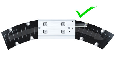 Curved Magnet Track Perfect Fit