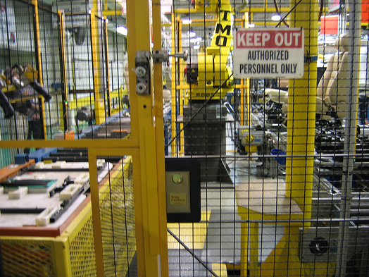 AMT FANUC gated robot