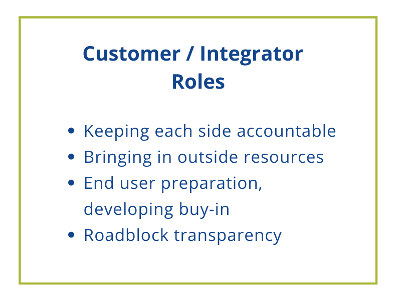 AMT Kelly Chalmers customer integrator roles