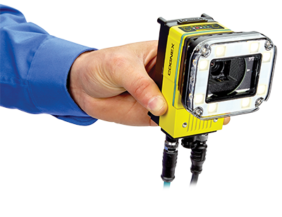 The In-Sight D900 smart camera from Cognex uses deep learning to help manufacturers solve challenging OCR, assembly verification, and random defect detection applications that are too difficult to program with traditional, rule-based machine vision tools.