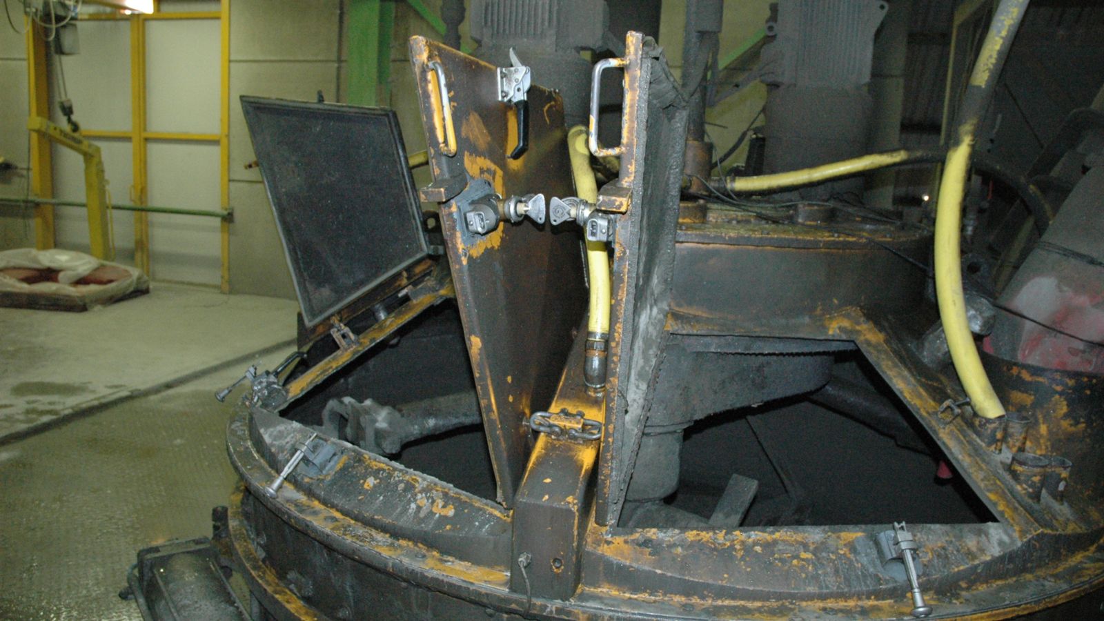 mGard interlocks on a legacy concrete mixer