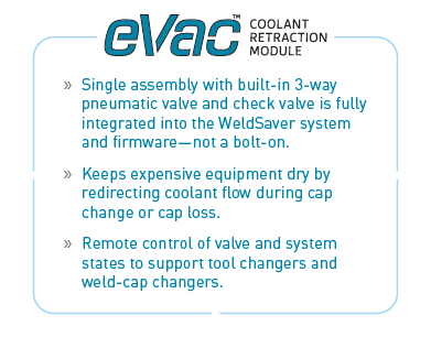 eVac coolant retraction module