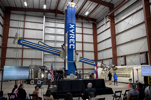 One of the largest industrial robots in the world, showcased in San Antonio Texas