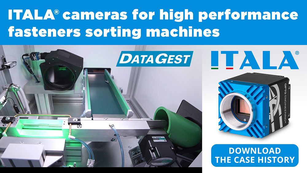 ITALA® cameras for high-performance fasteners sorting machines