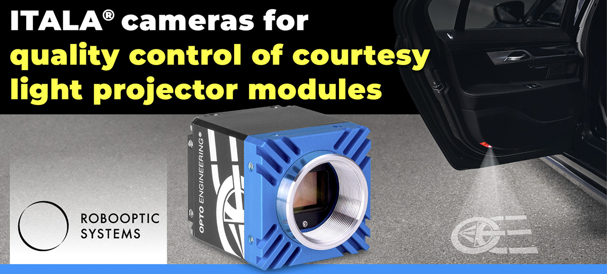 ITALA® cameras for quality control of courtesy light projector modules
