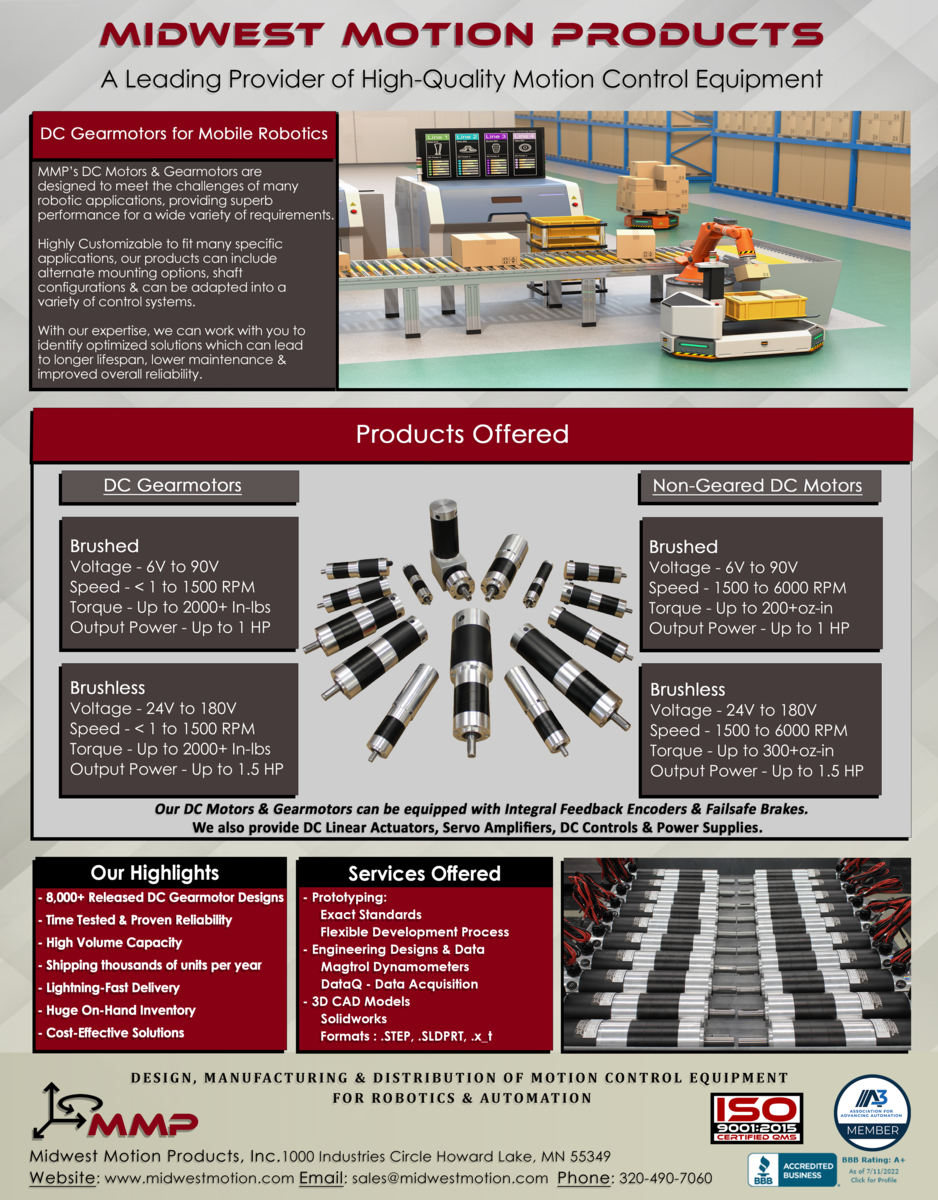 Midewest Motion Products - A Leading Provider of High-Quality Motion Control Equipment