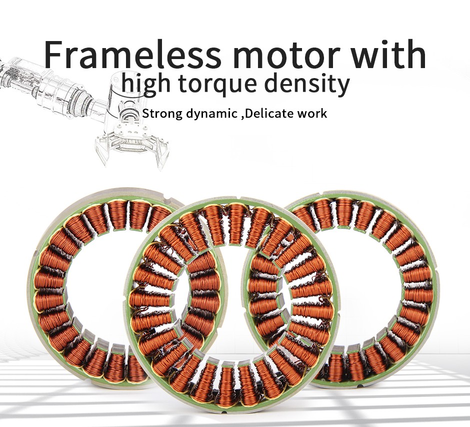 Frameless Motor High Torque Density