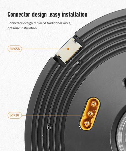 CubeMars-R60-KV115-Rear-Easy-Installation