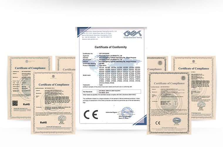 Certificate of Conformity 
