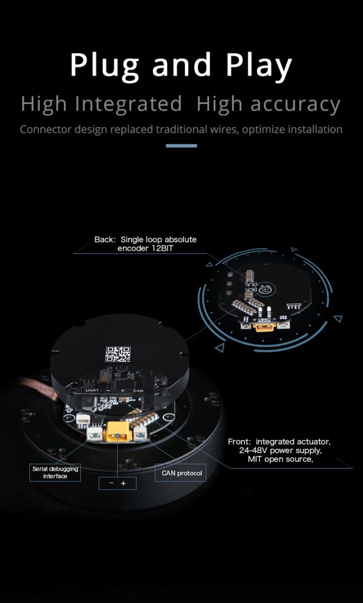 CubeMars Actuator AK80-9 High Integration