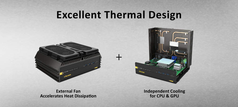 High-performance for AI applications, With Excellent Thermal Design, Easily Upgrade Performance