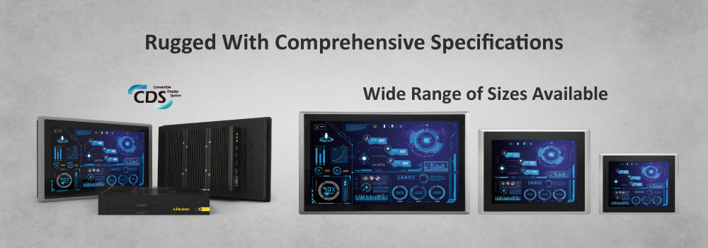 Rugged with comprehensive specifications Rugged with comprehensive specifications