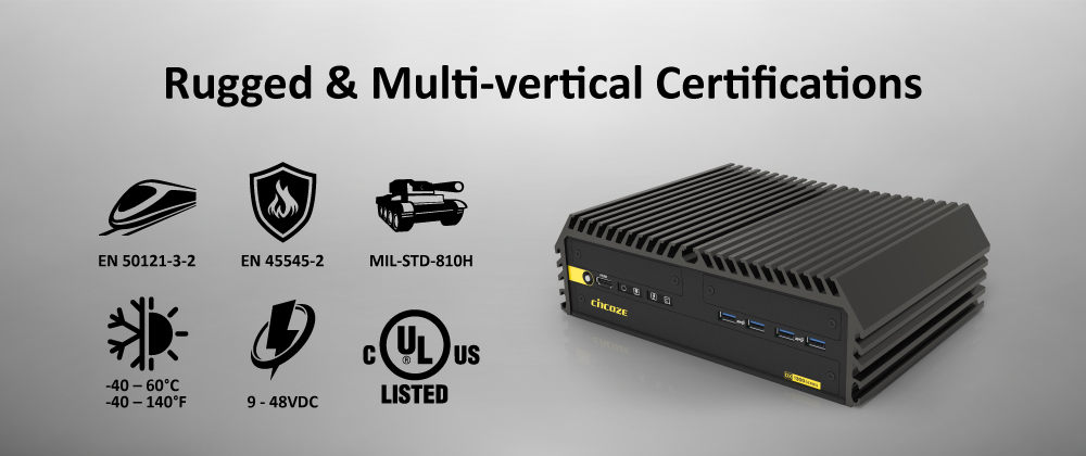 Rugged & Multi-vertical Certifications