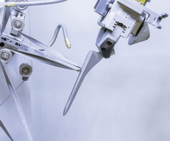 Hip Stem Implant Polishing