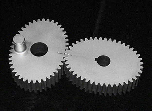 . Elliptical gears are a perfect example of a continuously variable gear ratio. 