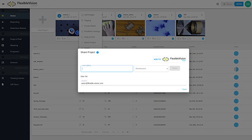 AI Edge Processor Manage Projects