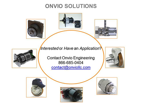 Onvio Solutions: Interested or Have an Application? Contact Onvio Engineering 866-685-0404 contact@onviollc.com