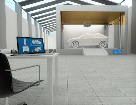3D ptining in automotive industry