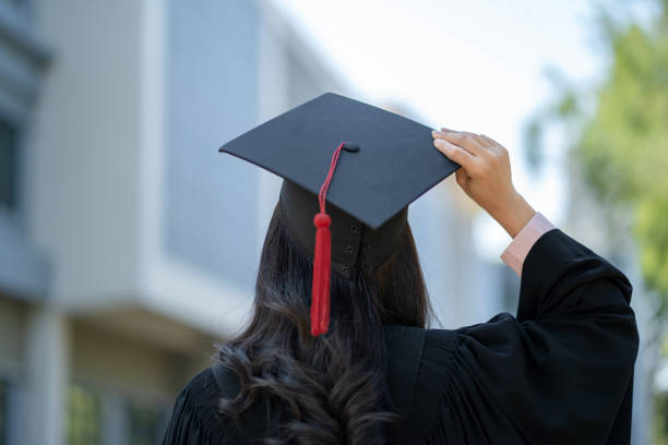 Happy student on graduation day