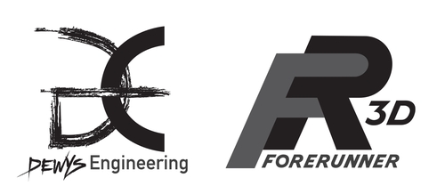 DeWys Engineering & Forerunner 3D Printing Logo