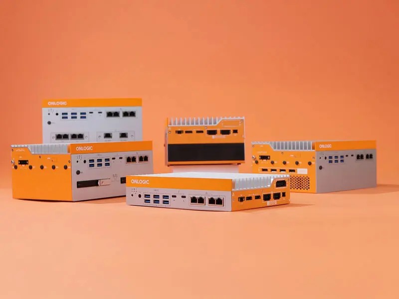 The 5 models in the Helix 520 Series of industrial computers from OnLogic
