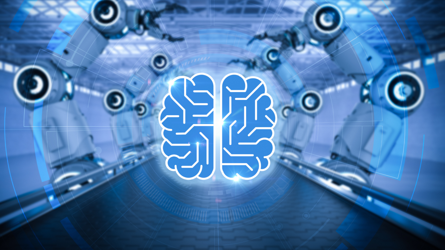 industrial robots with ai style brain