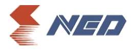 NED (Nippon Electro-Sensory Devices Corporation) Logo