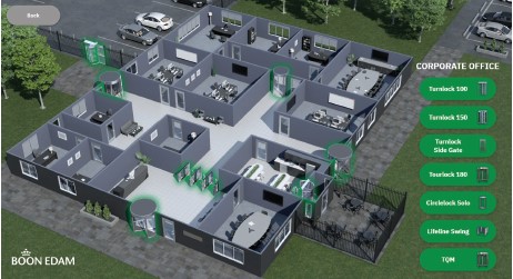 Boon Edam workplace digital 3D model