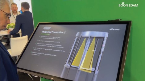 Boon Edam interactable digital interface