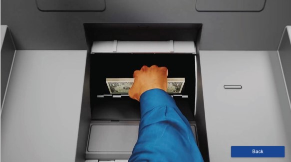 withdrawing money