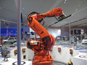 ABB Robots featured at Ford Booth at the 2010 International Auto Show in Detroit