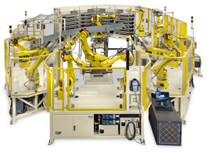 Press a button to update multiple robots in only one minute.