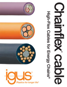 igus Releases New Continuous-Flex Cables Catalog