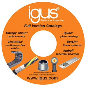 igus Releases Fully Searchable Catalogs on CD-Rom