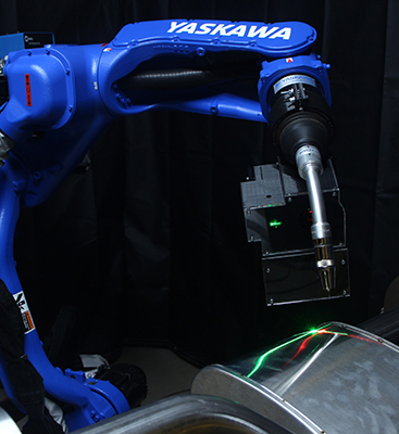 Leveraging open-source tools, proprietary AI and sensors, and ROS-enabled hardware, this startup’s proposed solution for high-mix, low-volume robotic welding claims to locate part seams and generate robot motions on the fly without costly, labor-intensive programming. (Courtesy of Path Robotics)