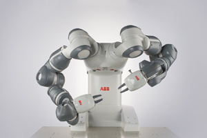 YuMi, the world’s first truly collaborative dual-arm industrial robot, from ABB
