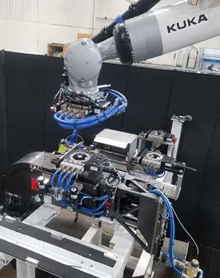 NSpect system with ATI End Effector
