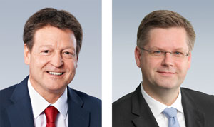 Paul Cooke (left) and Berend Bracht (right)
