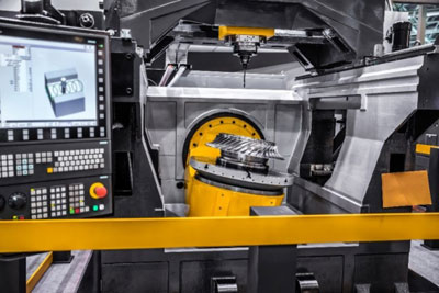 An image of programmable automation in manufacturing on the factory floor