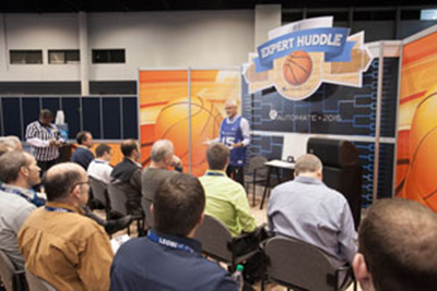 Expert huddles are a great opportunity to discuss specific topics of interest with industry experts right on the show floor.